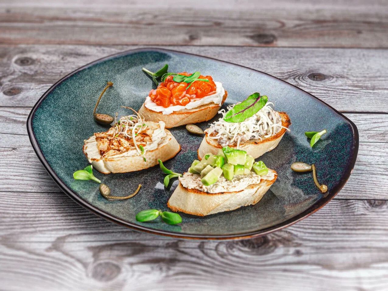 (Меню зала) Сет брускет